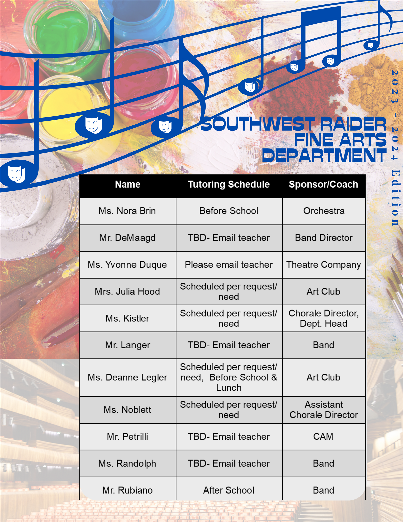 Fine Arts Department